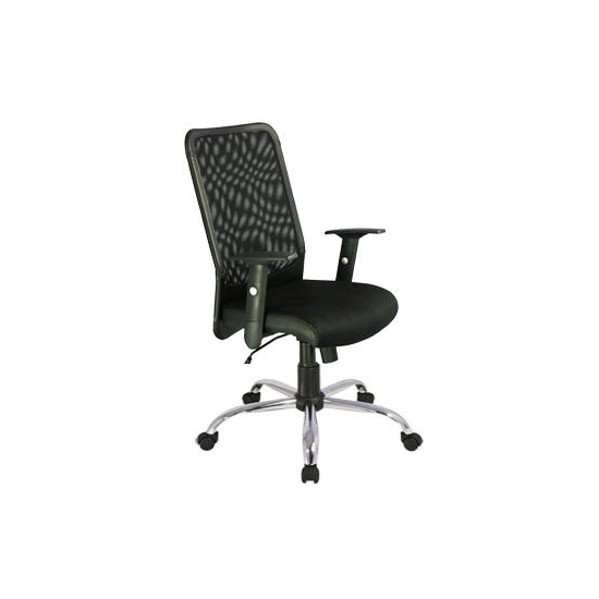 Ghế xoay lưới viền da GX06