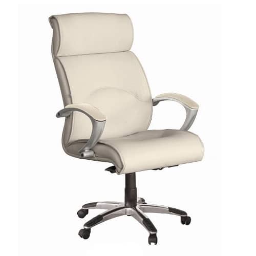 Ghế da lưng cao chân mạ GX201.1-M
