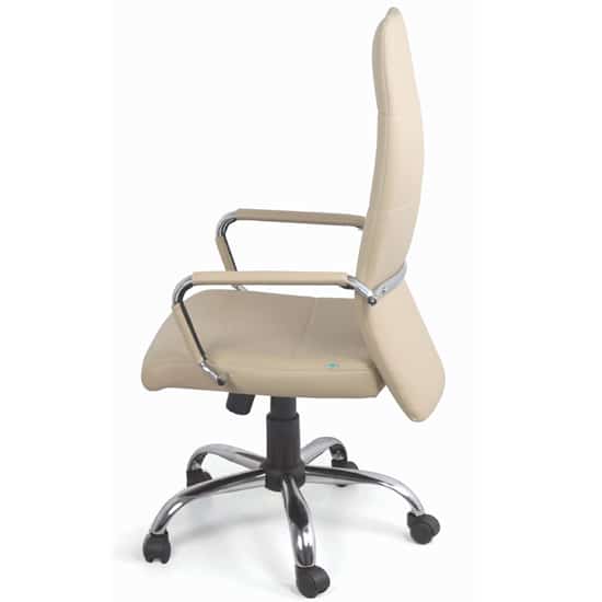 Ghế xoay lưng cao chân mạ GX308B-M