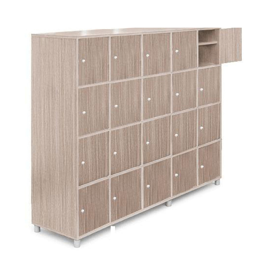 Tủ giầy 20 ngăn cánh gỗ TJ-20G