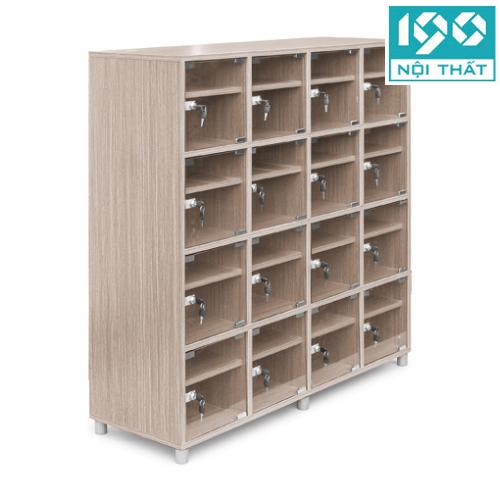Tủ giầy cánh gỗ TJ16G có khóa